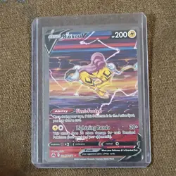 Pokemon Raikou V 200 HP Ultra Rare Full Art Holo Crown Zenith GG41/GG70 Card - Image 1