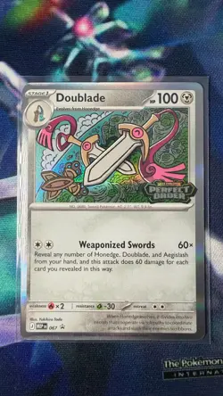 Doublade - Prerelease Promo Pokemon Card MEP 067 Perfect Order - Image 1