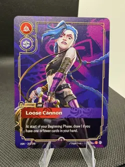 Riftbound Jinx - Loose Cannon Metal Card Houston Prize Wall Exclusive (1 of 35) - Image 1