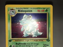 1st Edition Holo Nidoqueen Card - Ungraded NM - Jungle 7/64 - Wizards WOTC 1999 - Image 3