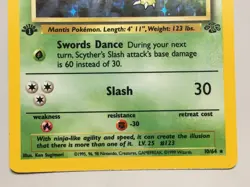1st Edition Holo Scyther Card - Ungraded NM - Jungle 10/64 - Wizards WOTC 1999 - Image 4