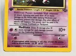 1st Edition Holo Mr. Mime Card - Ungraded NM - Jungle 6/64 - Wizards WOTC 1999 - Image 4