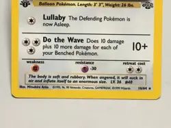 1st Edition Holo Wigglytuff Card - Ungraded NM - Jungle 16/64 Wizards WOTC 1999 - Image 4