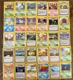 Vintage Pokemon Lot | 30 Cards| Commons/Uncommon WOTC Base,Fossil,Jungle LP-NM - Image 1