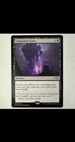 Unmarked Grave - 106 MH2: Modern Horizons 2 R Normal MINT CONDITION - Image 1