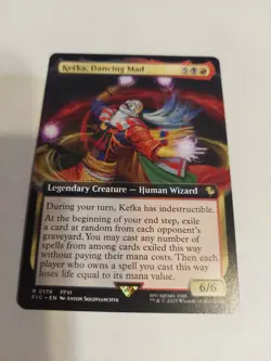 Kefka, Dancing Mad (Extended Art) 0174 (NM) Final Fantasy FIC Magic MTG - Image 1