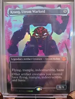 Krang, Utrom Warlord (Borderless) Teenage Mutant Ninja Turtles MTG Foil NM - Image 3