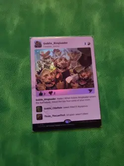 Goblin Ringleader Foil - Secret Lair Drop - Magic MTG - Mint - Image 1