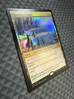MTG Raugrin Triome #251/274 Foil Rare Ikoria: Lair of Behemoths (IKO) - Image 2