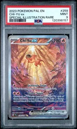 CHI-YU EX #259 PSA 9 • 2023 POKEMON PAL EN-PALDEA EVOLVED SPECIAL ILLUS RARE - Image 1