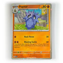 Pokemon - Pupitar - Cosmos Holo - 106/197 - SV Obsidian Flames - Promo Card - Image 1