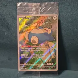 Snorlax 2023 Scarlet & Violet Promo 051 Full Art Holo Pokemon Card (Sealed) - Image 1