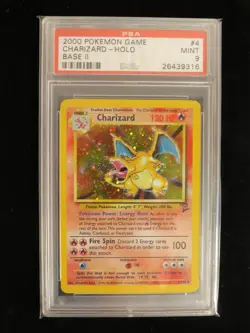 Charizard Blastoise Venusaur Base Set 2 Holo Trio PSA 9 Pokemon - Image 2