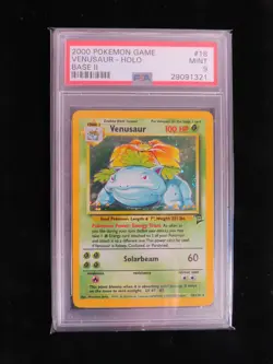 Charizard Blastoise Venusaur Base Set 2 Holo Trio PSA 9 Pokemon - Image 4