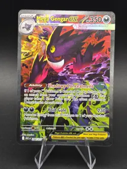Mega Gengar EX SIR Ascended Heroes 284/217 - Special Illustration Rare Pokemon - Image 1