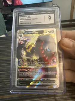 Pokemon TCG Darkrai VSTAR 099/189 Astral Radiance Holo CGC 9 - Image 1