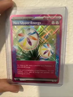 Pokemon TCG Neo Upper Energy 162/162 Temporal Forces ACE SPEC Rare Holo NM - Image 1