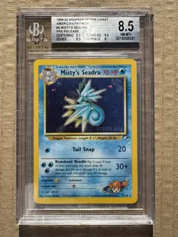 Pokemon TCG Misty's Seadra 009/132 Wotc Promo PreRelease Holo BGS 8.5 - Image 1