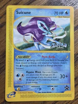 Pokemon Wotc Black Star Promo # 53 Suicune,,Not Played,, - Image 1