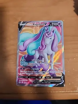 Pokemon TCG Galarian Rapidash V Chilling Reign 167/198 Holo Full Art - Image 1