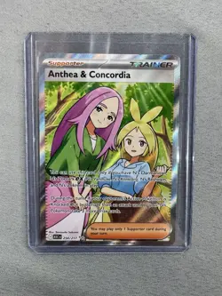 Anthea and Concordia 254/217 Ascended Heroes Pokemon TCG Full Art Trainer MINT - Image 1
