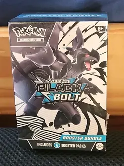 Pokemon TCG Scarlet & Violet Black Bolt Booster Bundle Sealed - Image 1
