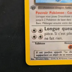 2001 Pokemon FRENCH 1st Ed. Rocket Dracolosse obscur Holo 5/82 Dark Dragonite - Image 4