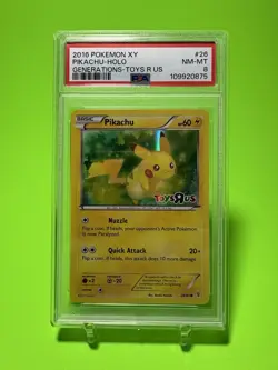 PSA 8 Pikachu Toys R Us Exclusive Holo Promo 26/83 Pokemon - Image 1