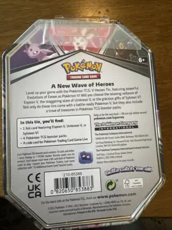 Pokemon TCG: V Heroes Tin Espeon V, Brand New Sealed - Image 2