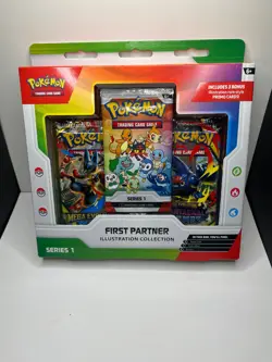 Pokemon TCG First Partner Illustration Collection Series 1 New Sealed - Image 1