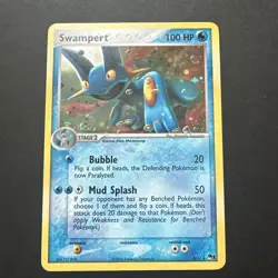 Pokemon Pop Series 1 Swampert Holo 5/17 - 2004 - LP+ - Image 1