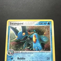 Pokemon Pop Series 1 Swampert Holo 5/17 - 2004 - LP+ - Image 2