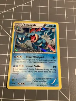 Feraligatr 17/119 Cosmos Holo Rare - XY Phantom Forces Pokemon TCG - LP - Image 1