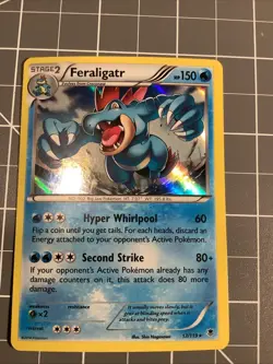 Feraligatr 17/119 Cosmos Holo Rare - XY Phantom Forces Pokemon TCG - LP - Image 2