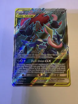 GRENINJA & ZOROARK GX TAG TEAM 2019 POKEMON TCG SM UNBROKEN BONDS 200/214 - Image 1