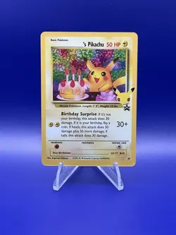 Birthday Pikachu 24/53 Celebrations Holo Black Star Promo Pokemon TCG NM - Image 1