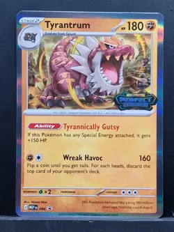 Tyrantrum Stamped - MEP 066 Perfect Order - NM - Prerelease Promo - Pokemon TCG - Image 1
