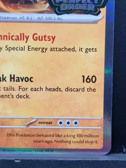 Tyrantrum Stamped - MEP 066 Perfect Order - NM - Prerelease Promo - Pokemon TCG - Image 5