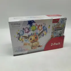 $250 Pokemon TCG Costco Prismatic Evolutions 2-Pack ETB+Booster Bundle NEW - Image 1