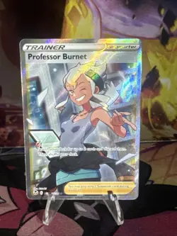 Professor Burnet #TG26 Pokemon Silver Tempest Full Art Trainer Near Mint - Image 1