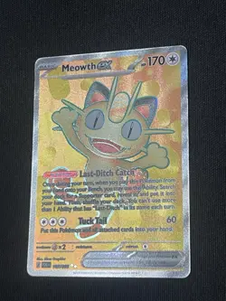 Pokemon TCG Meowth EX 107/088 Ultra Rare Perfect Order Pre-Release - Image 2