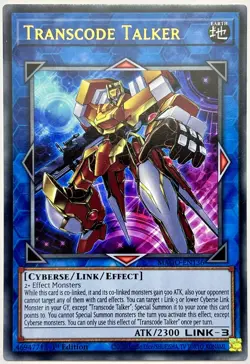 MAGO-EN136 Transcode Talker - Gold Rare 1st Edition Near Mint YuGiOh Card - Image 1