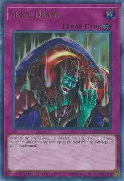 Skill Drain-Ultra Rare - Limited - LART-EN012 - The Lost Art Promotion - NM - Image 1