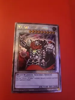 XX-Saber Gottoms (Platinum Secret Rare) RA03-EN226 Quarter Century Bonanza... - Image 1