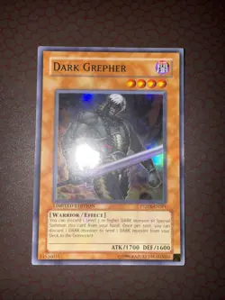 Yu-Gi-Oh! Dark Grepher -PTDN-ENSP1- Super Rare - Limited Edition Damaged! - Image 2