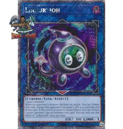 Yugioh! 1x Linkuriboh RA04-EN291 Platinum Secret Rare 1st Ed NM - Image 1