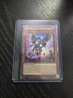Yu-Gi-Oh! TCG Gem-Knight Nepyrim BLMM-EN021 Starlight Rare NM - Image 1