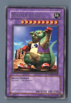 Master of OZ SOD-EN035 Rare Soul of the Duelist Yu-Gi-Oh Lightly Played - Image 1