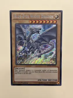 Blue-Eyes White Dragon MVP1-ENS55 1st Edition Secret Rare NM Yugioh - Image 1