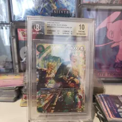Roronoa Zoro One Piece PRB02-006 SP The Azure Sea OP14 BGS 10 Bubble - Image 2
